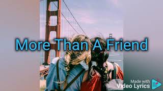 More Than A Friend - Michael Learns To Rock With lyrics