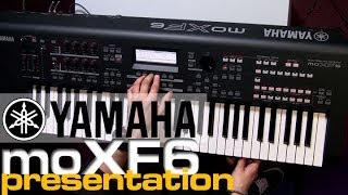 Video thumbnail for Yamaha MOXF 6 presentation by sonicstate