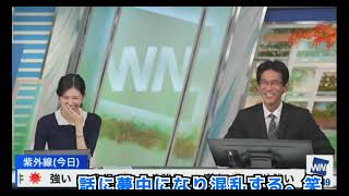 ぐっさん話に夢中になり混乱する。突っ込むのんちゃん。笑(2023年11月2日 #ウェザーニュースLiVE切り抜き〉 #お天気お姉さん #気象予報士 #山口剛央 #大島璃音