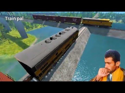 Big Mistakes on Rail Tracks Impossible Deadlock Rail Tracks Vs Trains !!! | BeamNG.Drive