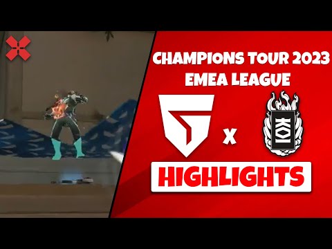 Crazy Game!! Giants Gaming vs KOI - HIGHLIGHTS | VALORANT Champions Tour 2023: EMEA League