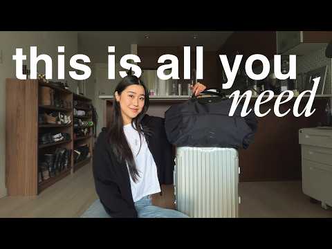 How I ALWAYS travel with only a CARRY ON (tips for light packing)