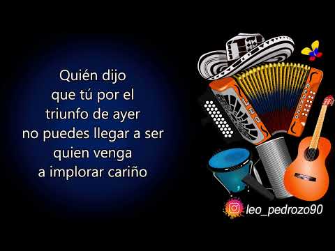 Quien Dijo, Diomedes Diaz - Letra