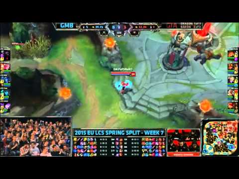 Gambit Cabochard Kennen VS Giants PepiiNero Ezreal Highlights   2015 EU LCS Spring W7D2   YouTube