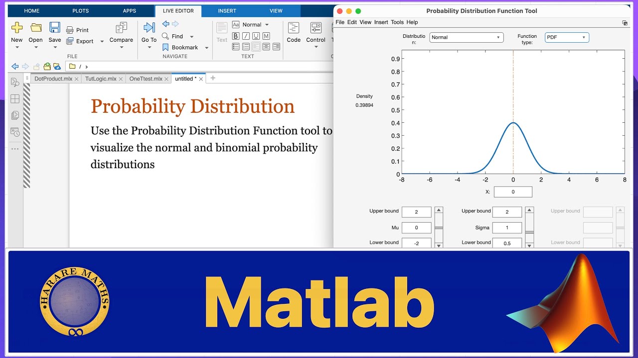 Matlab | Visualising Probability Distributions
