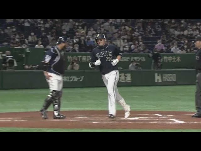 【8回表】バファローズ・T-岡田 逆方向へのソロホームランで反撃!! 2021/5/12 F-B