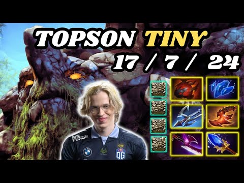 🔥 TOPSON Tiny Midlane Highlights 7.34d 🔥 Insane Team Fight Master Tier Insane Gameplay - Dota 2
