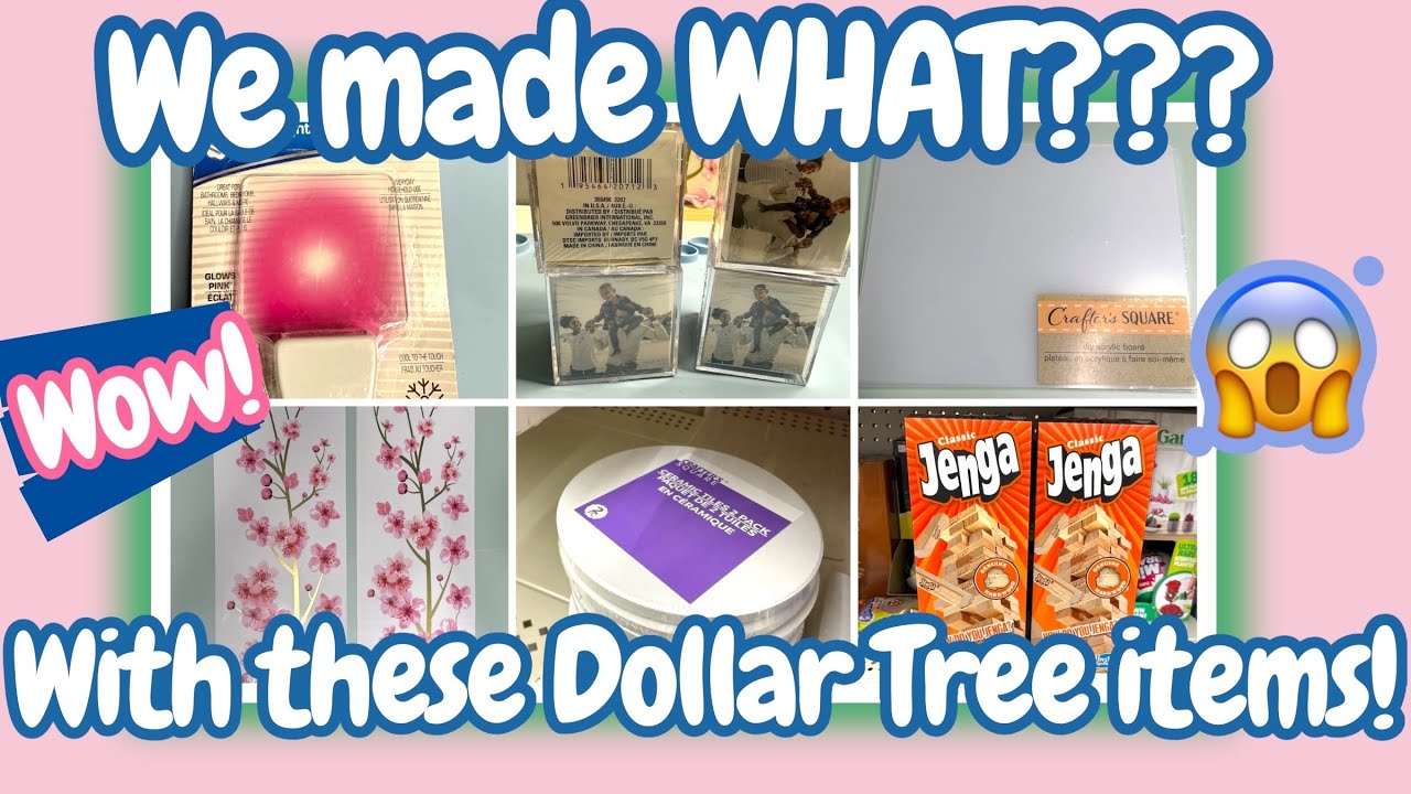 $1.25 Dollar Tree Glow Up! 3 Home Decor DIY's You'll Want to Copy 😍