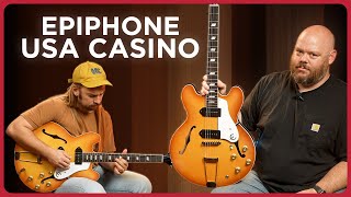 Video thumbnail for Worth the Wait?! We Finally Review the Epiphone Casino Made in the U.S.A. by Alamo Music Center