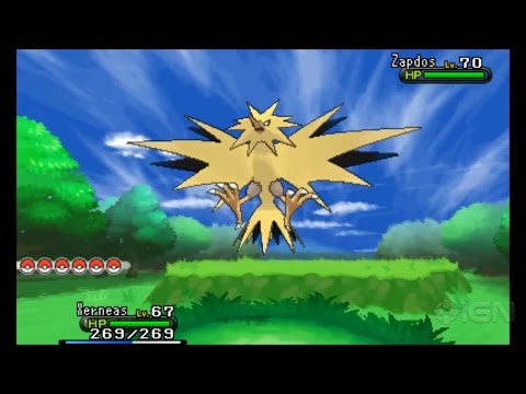 Pokemon X / Y - How to Catch Articuno, Zapdos, or Moltres