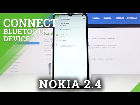 Bluetooth Connection – Link Device with NOKIA 2.4 via Bluetooth