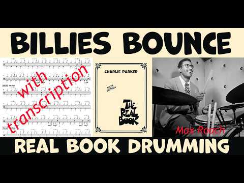 Billies Bounce by Charlie Parker - How Max Roach played it - Drum Transcription & Performance