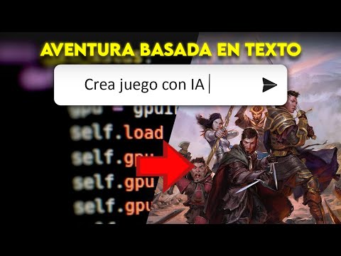 🎮 CREA UN JUEGO CON INTELIGENCIA ARTIFICIAL (2024) | AVENTURA BASADA EN TEXTO 🧑‍💻