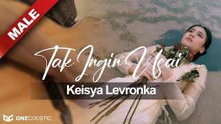 Download lagu KEISYA LEVRONKA - TAK INGIN USAI ( KARAOKE AKUSTIK - LIRIK ) MALE mp3