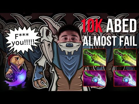 AMAZING micro with 10K Meepo Abed [DOTA2] HARD GAME EVER!!!