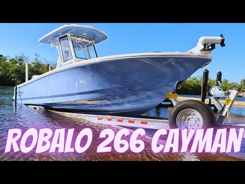 2023 Robalo 266 Cayman Black Label Marine Video