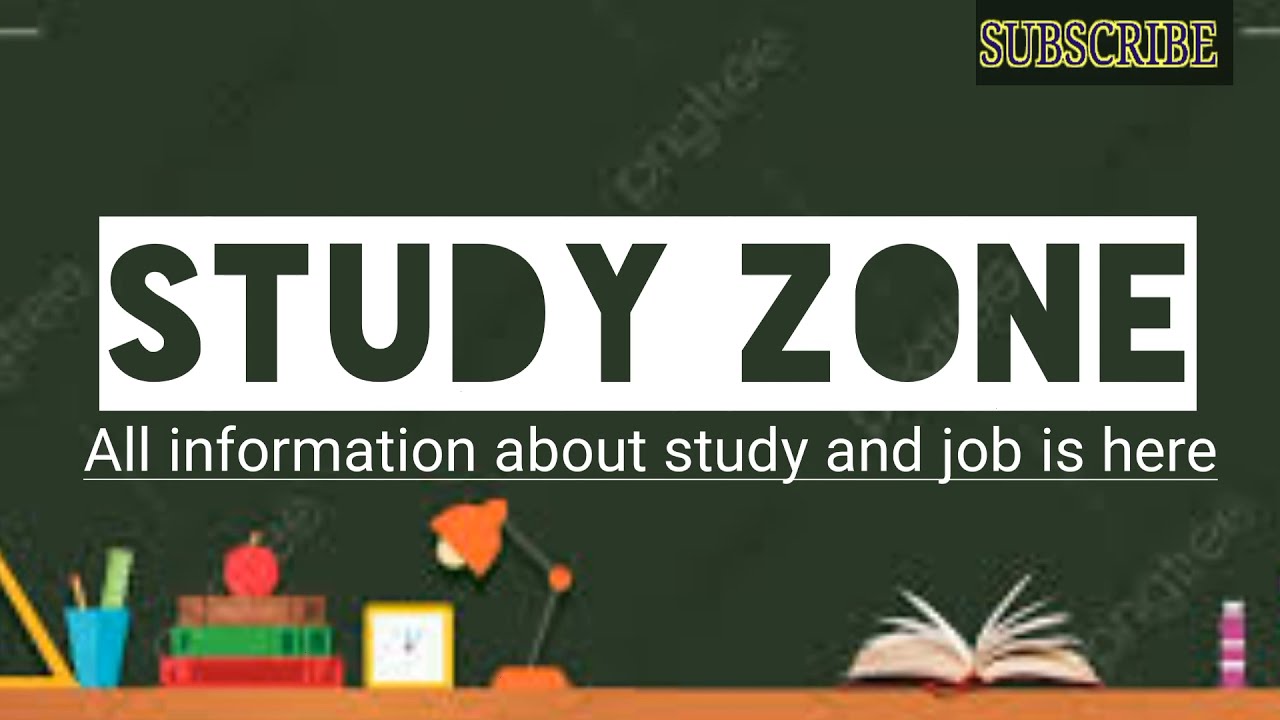 Study Zone youtube channel intro video.