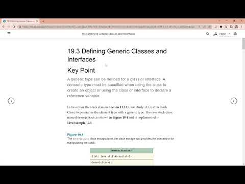 Daniel Liang Guide and Tips for Java Chapter 19