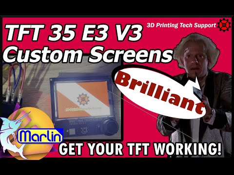 Complete guide to installing TFT35 E3 V3.01 | 3D Printing Tech Support | Customizing LCD displays