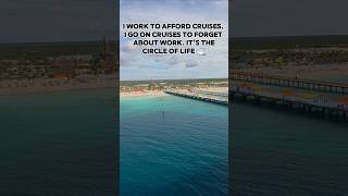 Sailing through life 1 Cruise Ship at a time! #travel #cruise #vacation #hardwork #shorts