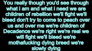 children of bodom children of Decadence lyrics