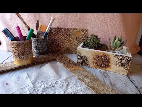 Three different ways to use puff relief paint