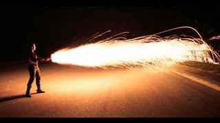 Dragons Breath Shot From Saiga-12  BE SAFE WITH THIS UNIQUE 12GA SHELL!