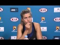 EUGENIE BOUCHARD press conference (3R.