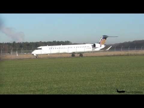 DIVERSION! 2x Eurowings Bombardier CRJ 900 at Münster/Osnabrück Airport [HD]