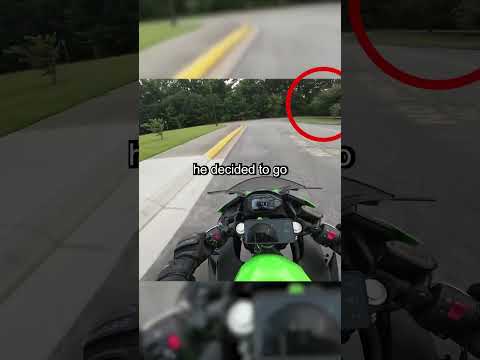 Thoughtful Biker Rushing To His Classes