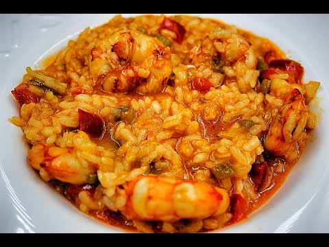 Arroz con gambones