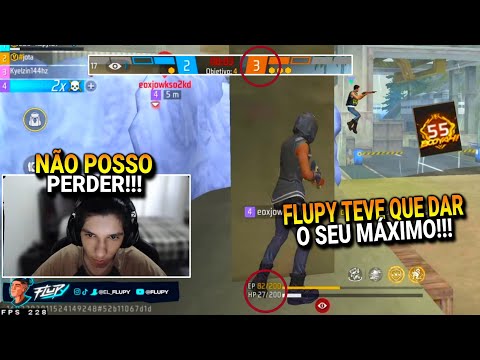 A MELHOR PARTIDA DO FLUPY NO CS RANQUEADO, VALENDO MAIS DE 50 BOOYAHS SEGUIDOS!!!