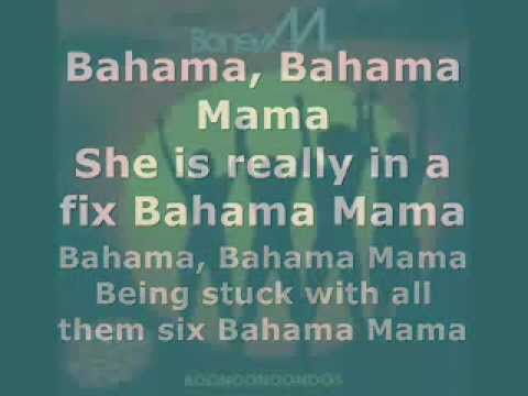 Boney M - Bahama Mama (Lyrics)