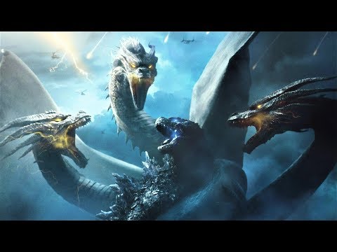 Godzilla King of the Monsters - Godzilla Vs King Ghidorah All Fight Scenes