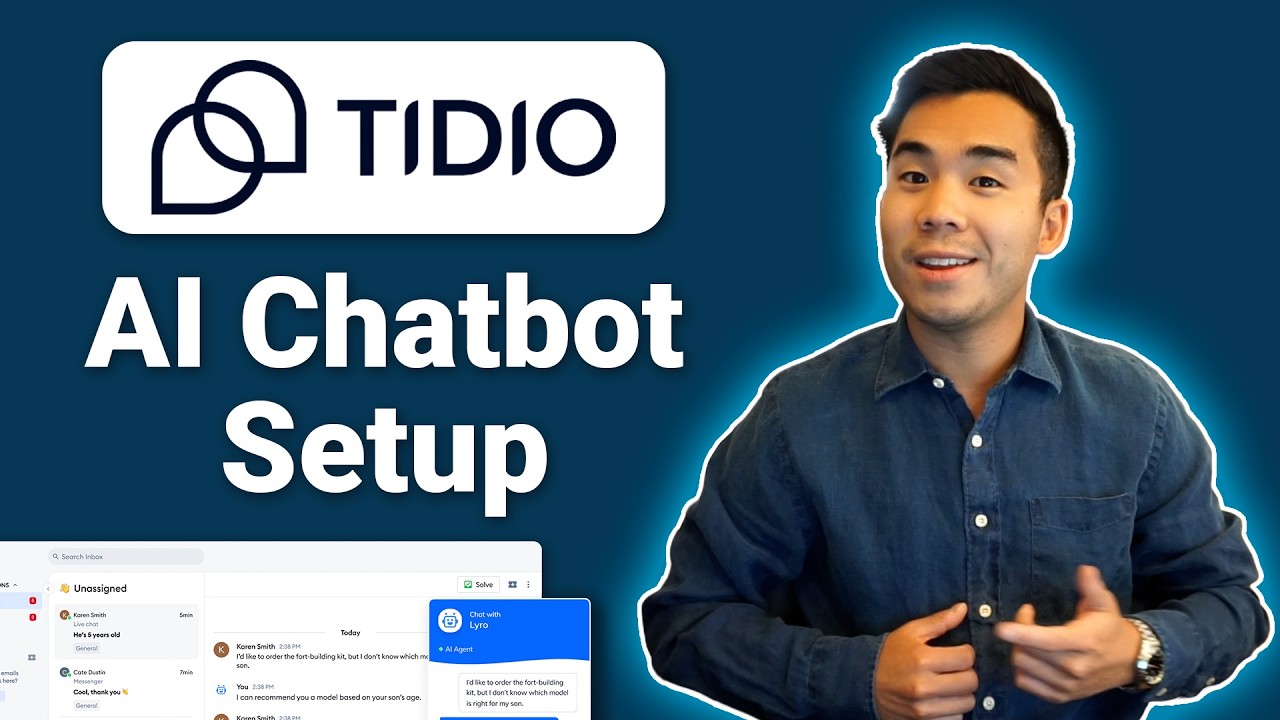 How to Setup Tidio Lyro AI Agent - AI Chatbot for Your Website