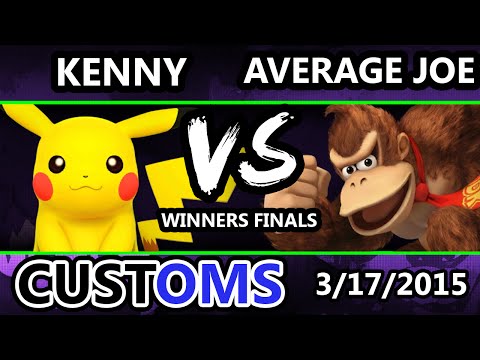 S@X Customs - Average Joe (Donkey Kong) Vs. Kenny (Pikachu) WF - Super Smash Bros 4 Wii U