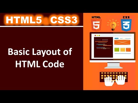 Basic layout of HTML code | Web Design Tutorials in Urdu Hindi