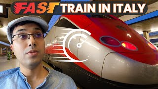 Incredible Italian high-speed italo train trip from Rome to Venice