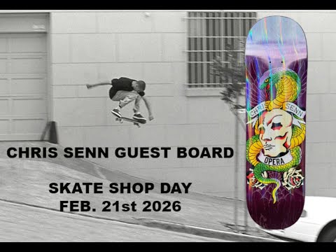 [News] Chris Senn Opera Skateboards Guest Board!