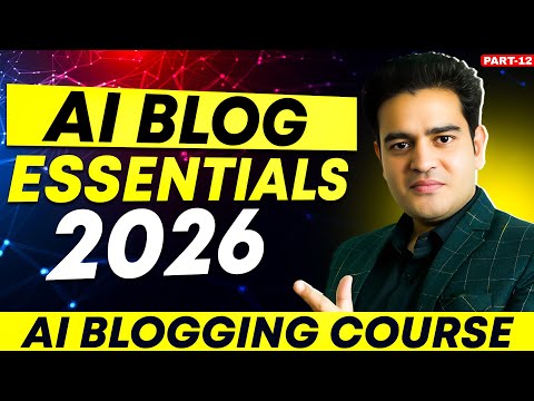 AI Blogging Full Course in Hindi 2026 by Marketing Fundas aiblogging bloggingcourse
