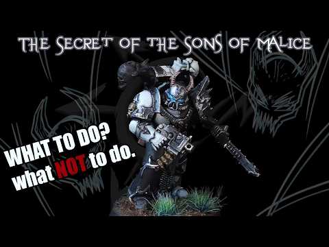 The ULTIMATE Sons of Malice Chaos Space Marines Painting Tutorial