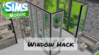 How to Glitch Windows in Sims Mobile || The Sims Mobile || #glitch #simsmobile #simsmobilehouse