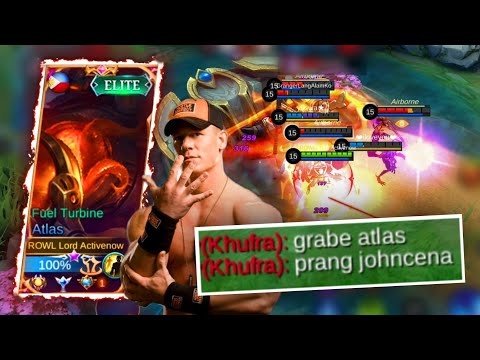 UNKILLABLE ATLAS l BEST BUILD EMBLEM AND ROTATION l MLBB