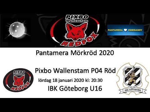 Pantamera Mörkröd 2020 Pixbo Wallenstam P04 Röd - IBK Göteborg U16 20200118