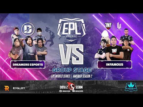 Dreamers Esports vs Infamous - EPL World Series: America Season 2 - Group Stage - BO3
