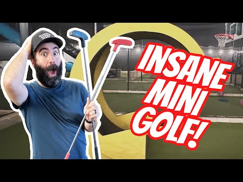 This Indoor Mini Golf Is CRAZY at ParTee Shack!