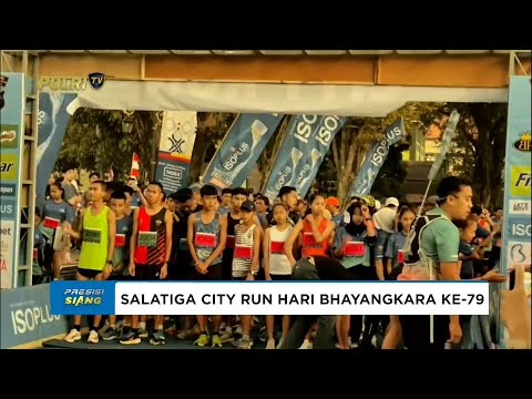 POLRES SALATIGA GELAR CITY RUN HARI BAHAYANGARA KE-79