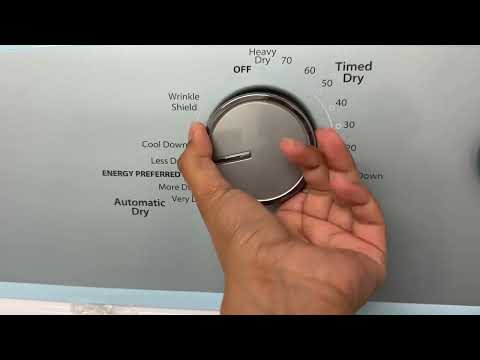 How to start Whirlpool Dryer Model #WED4815EW