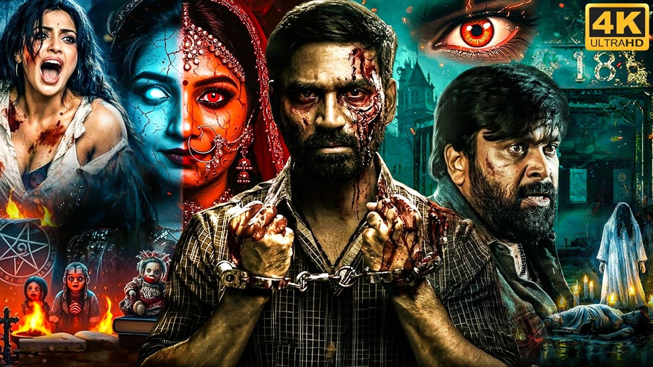 South Hindi Dubbed Full Action Horror Movies | Dhanush, Sasikumar, Megha Akash, Anisha Ambrose