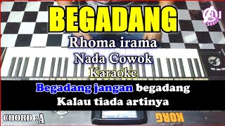 Download lagu BEGADANG Karaoke Rhoma Irama | Cover Korg Pa3x Nada Cowok mp3